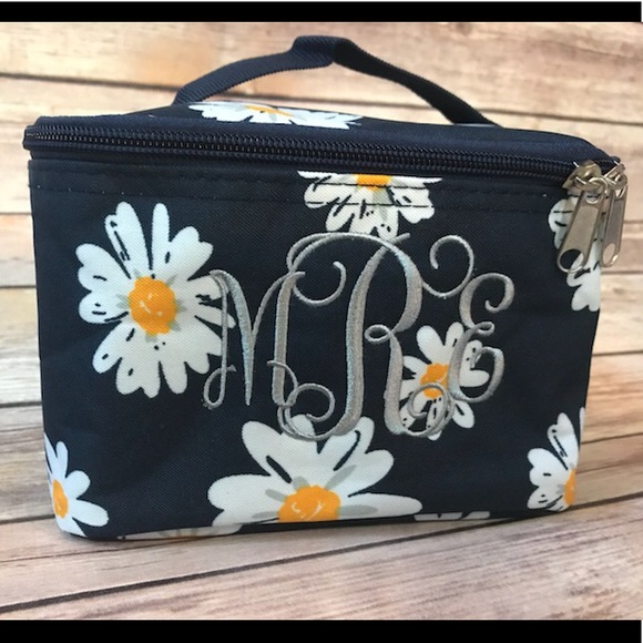 Sunflower Cosmetic Makeup Bag Navy - Picture 2 of 7